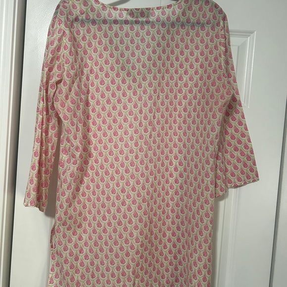Pink and Green Patterned Tunic - Picture 3 of 3